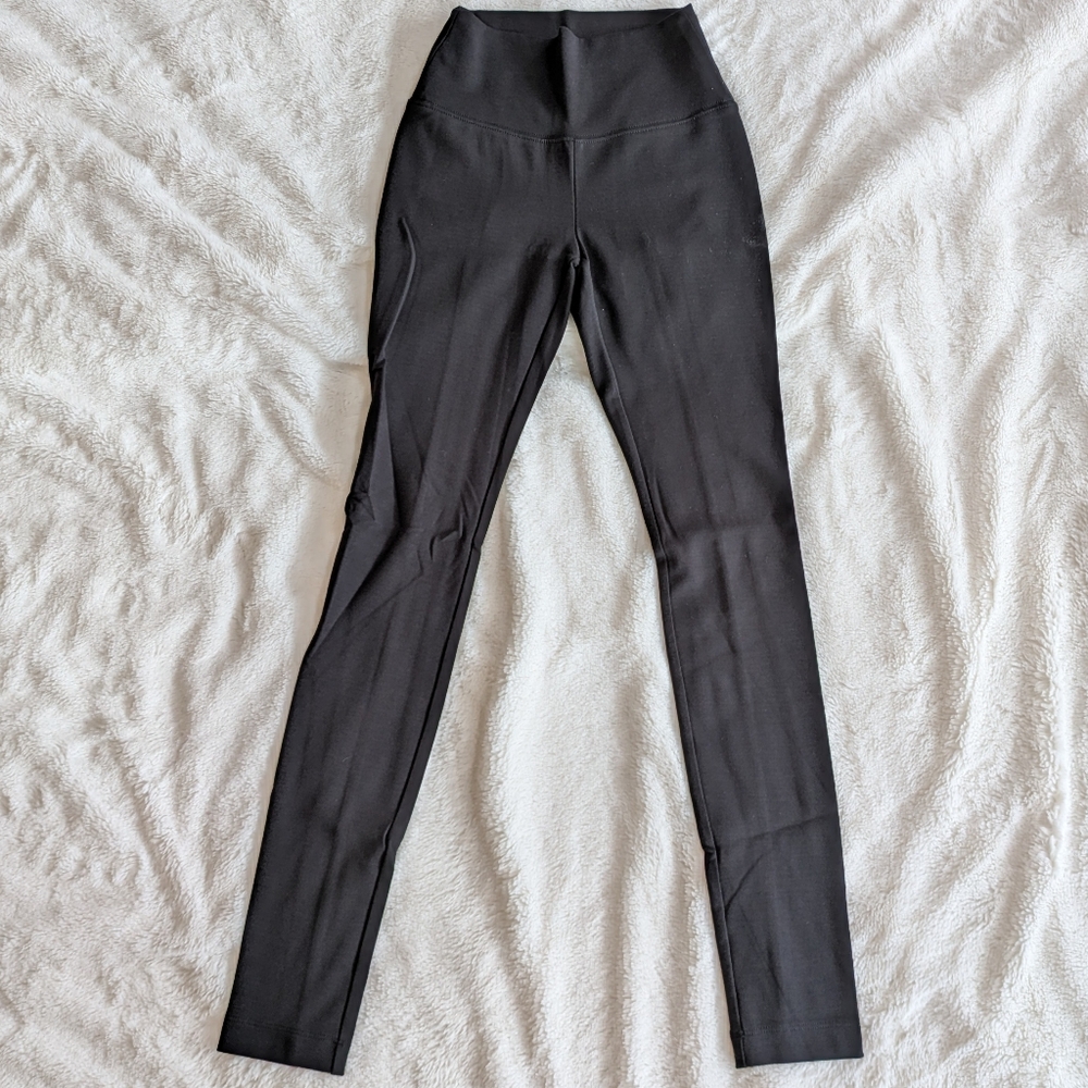 White House Black Market Black High-Rise Knit Leggings Size 00